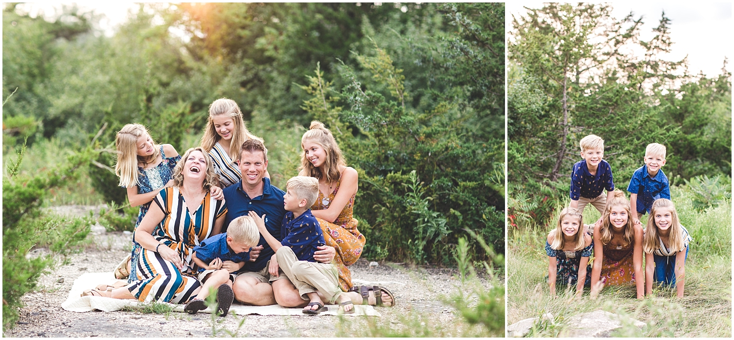 iowa, family, family session, family of seven, five kids, five children, august, 2018, summer family photos, family photo outfits, family outfit example, fall family outfits, summer family outfits, mason city, mason city family photographer, mason city family photography, clear lake, clear lake family photographer, iowa family photographer, iowa photographer, iowa lifestyle photographer, iowa lifestyle photography, lime creek nature center, north iowa, north iowa photographer, north iowa family photographer, southern minnesota, southern minnesota photographer, rochester mn photographer
